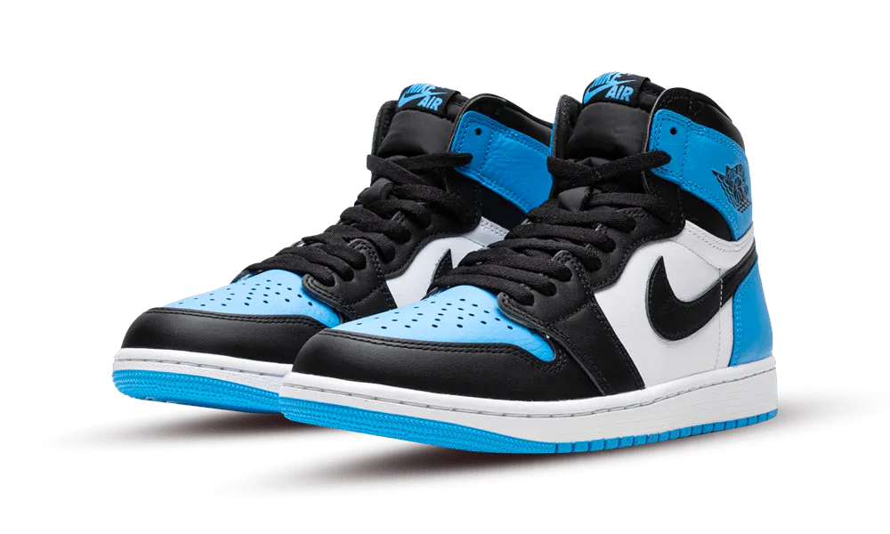 buty Air Jordan 1 High Unc Toe Niebieskie University blue_2