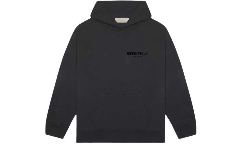 Essentials Pullover Chest Logo Hoodie Stretch Limo_1