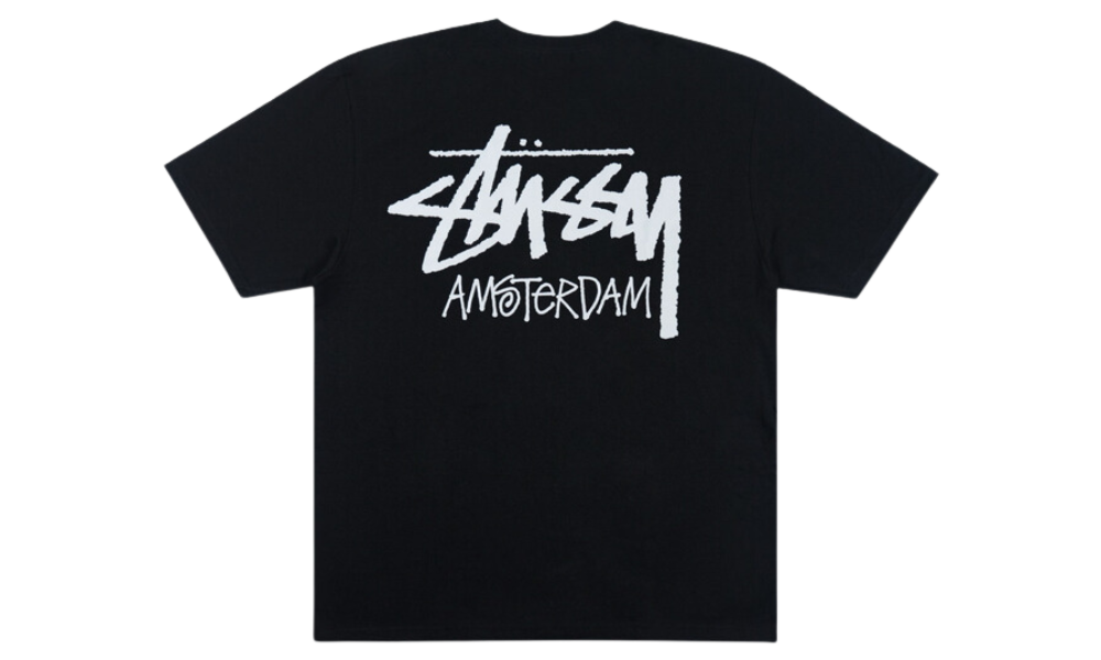 Stussy Amsterdam Tee Black_1