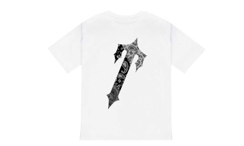 T-Shirt Biały Paisley Decoded Monochrome Trapstar