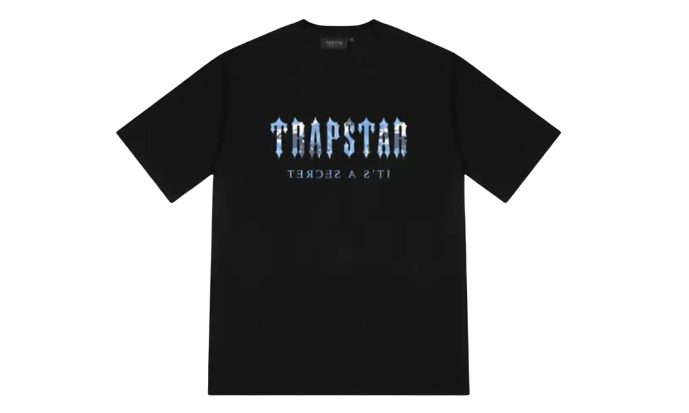 T-Shirt Czarny decoded (blue/black camo) Trapstar_0