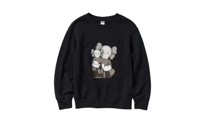 Kaws x uniqlo Hoodie bluza czarna _1