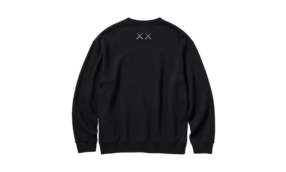 Kaws x uniqlo Hoodie bluza czarna _2