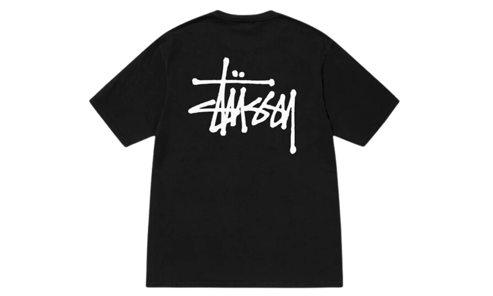 Stussy Classic Logo Tee Black_1