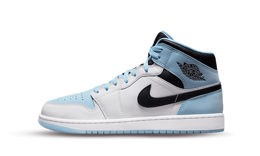 Buty Air Jordan 1 Mid Ice Blue Black_0