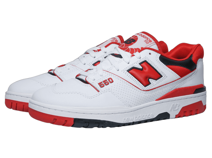 Buty NB 550 White Red_2