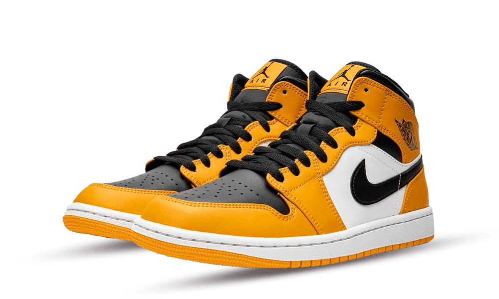 Buty Air Jordan 1 Mid Taxi Zolte_2